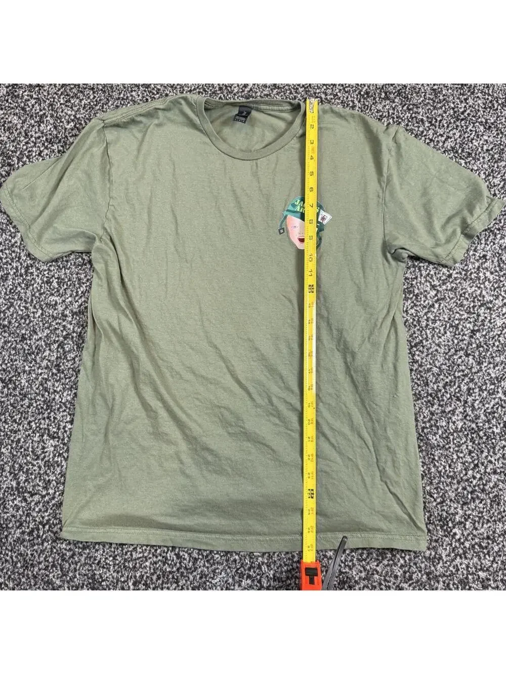 Gildan Jack's Army Graphic Tee L Helmet Playing Card Print